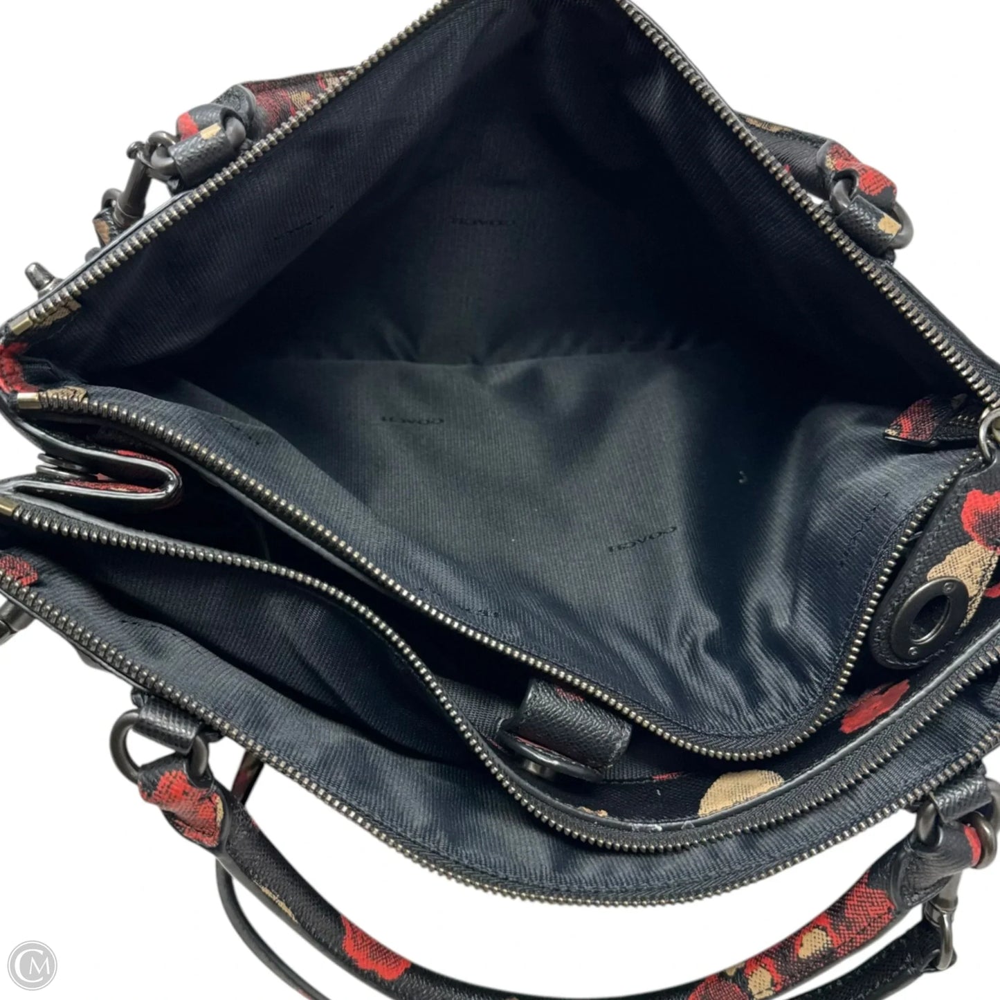 Borough Turnlock Handbag Designer By Coach, Size: Medium