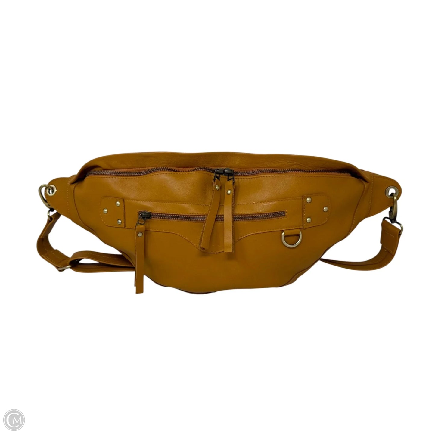 Leather Belt Bag By Milloo, Size: Large