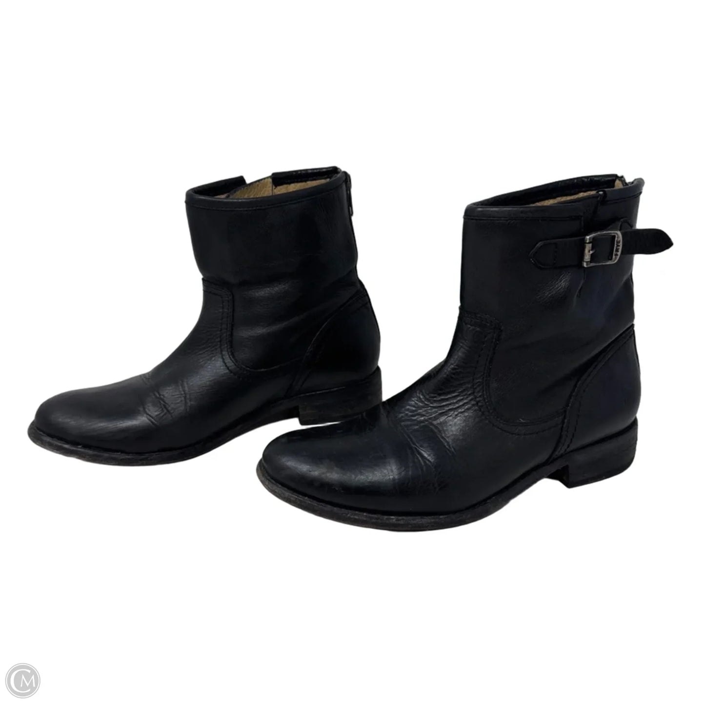 Pippa Boots Designer By Frye In Black, Size: 8