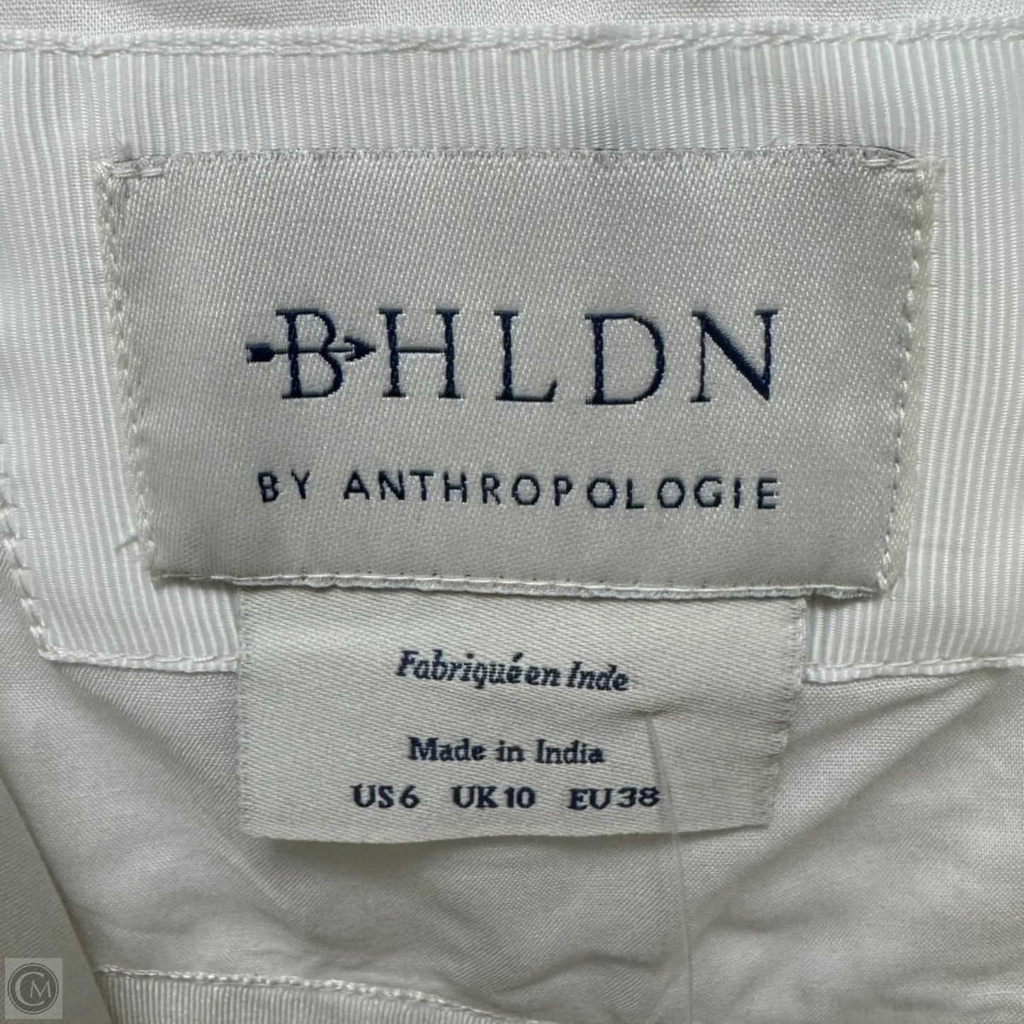 Strapless A-Line Ruffled Mini Dress By BHLDN By Anthropologie In Ivory, Size: 6