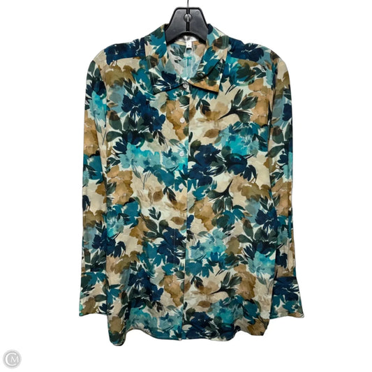 Chloe Silk Blouse By Tyler Boe In Multi-colored, Size: 6