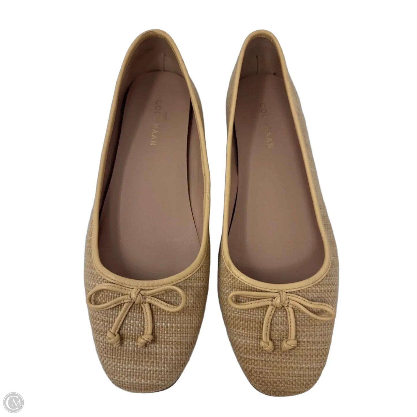 Woven Shoes Flats By Cole-haan In Tan, Size: 8.5