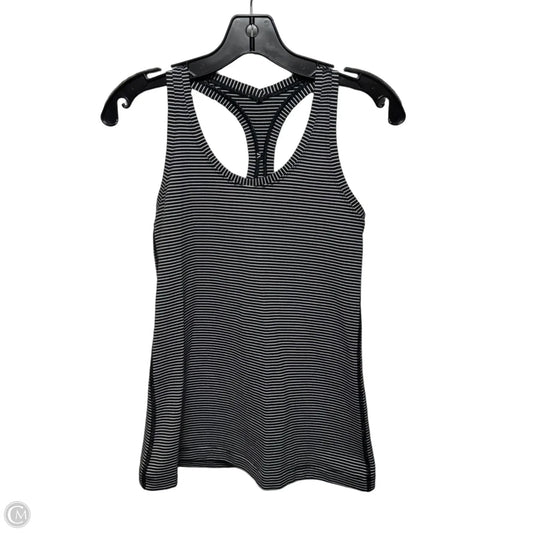 Athletic Tank Top By Lululemon In Striped Pattern, Size: M ESTIMATED
