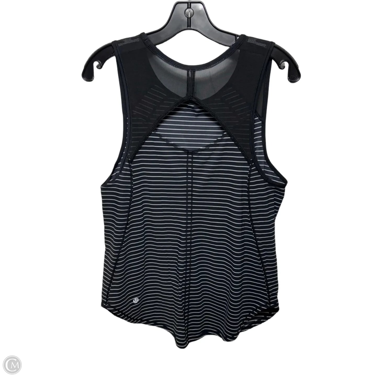 Athletic Tank Top By Lululemon In Striped Pattern, Size: M ESTIMATED