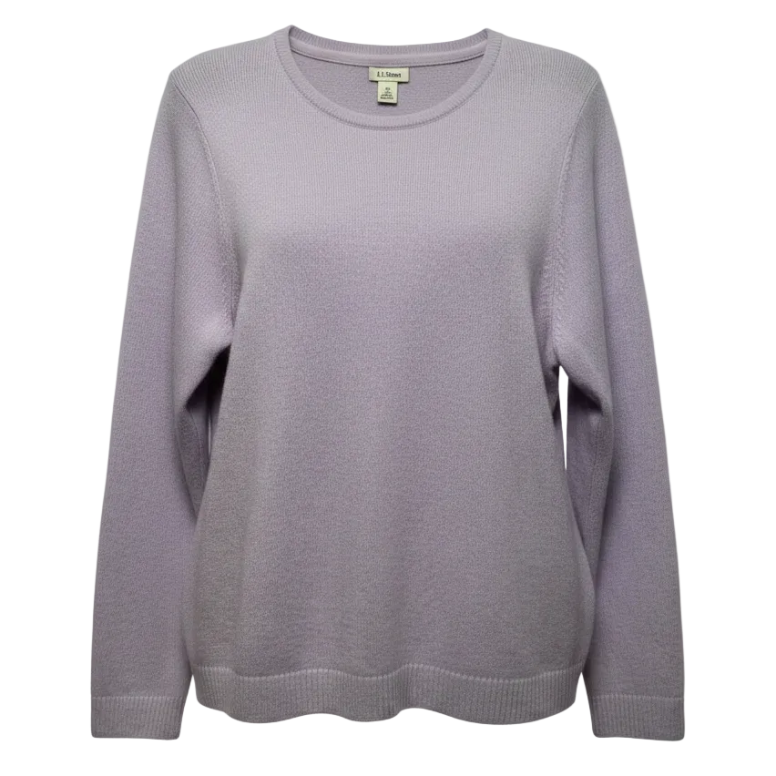 Sweater Cashmere By L.L. Bean In Purple, Size: Mp
