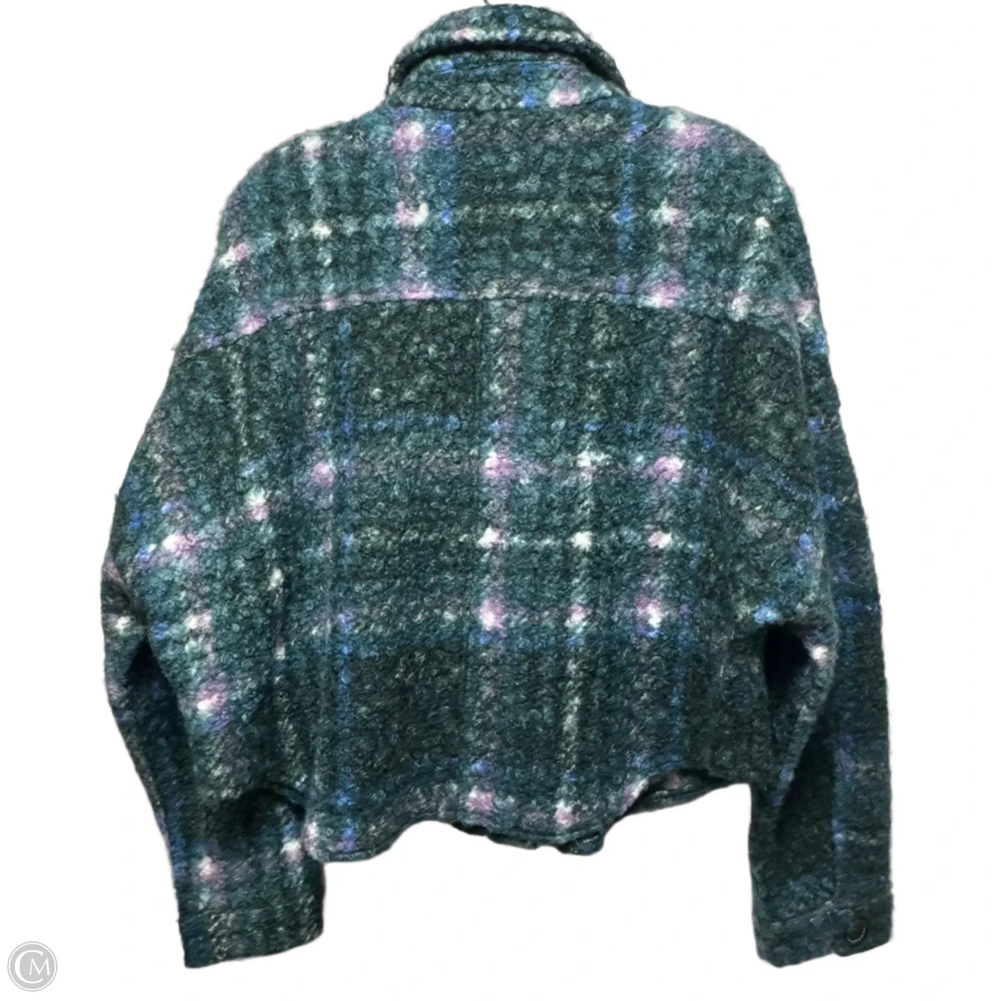 Jacket Shirt By Arula In Plaid Pattern, Size: Xl