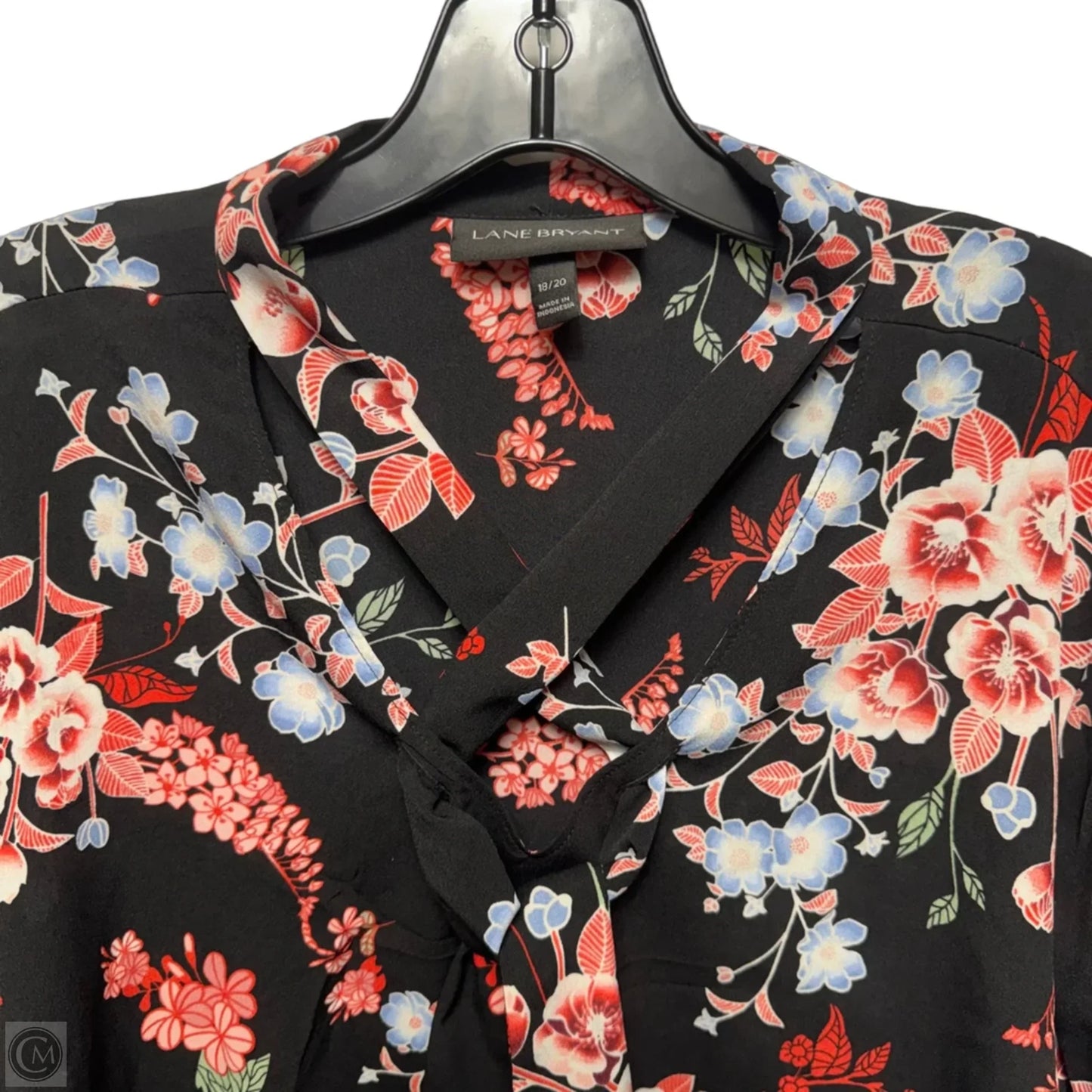 Top Long Sleeve By Lane Bryant In Floral Print, Size: 18/20