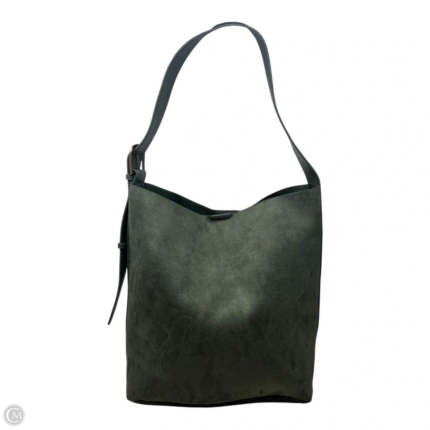 Vegan Suede Bucket Bag By Gap, Size: Medium