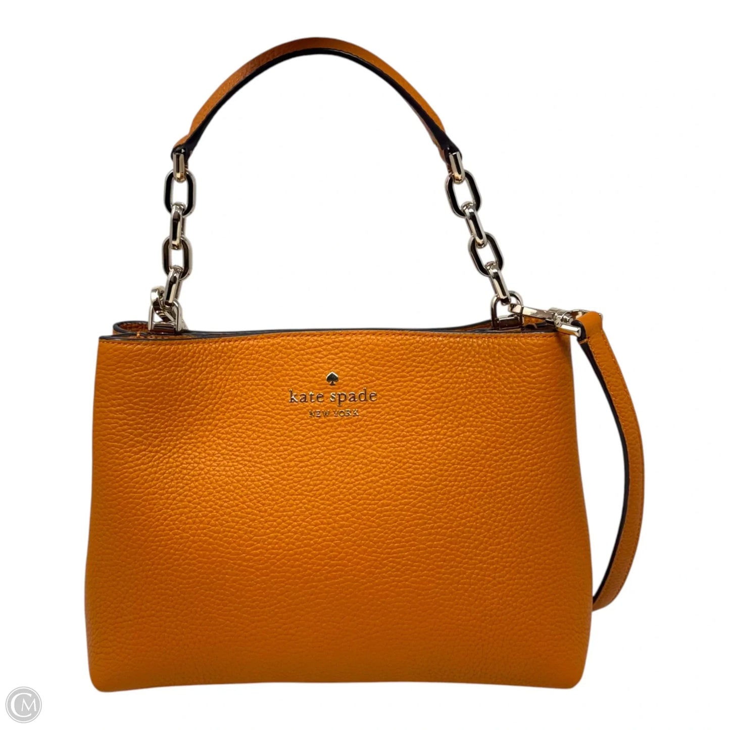 Aubrey Chain Top Handle Satchel Designer By Kate Spade, Size: Medium