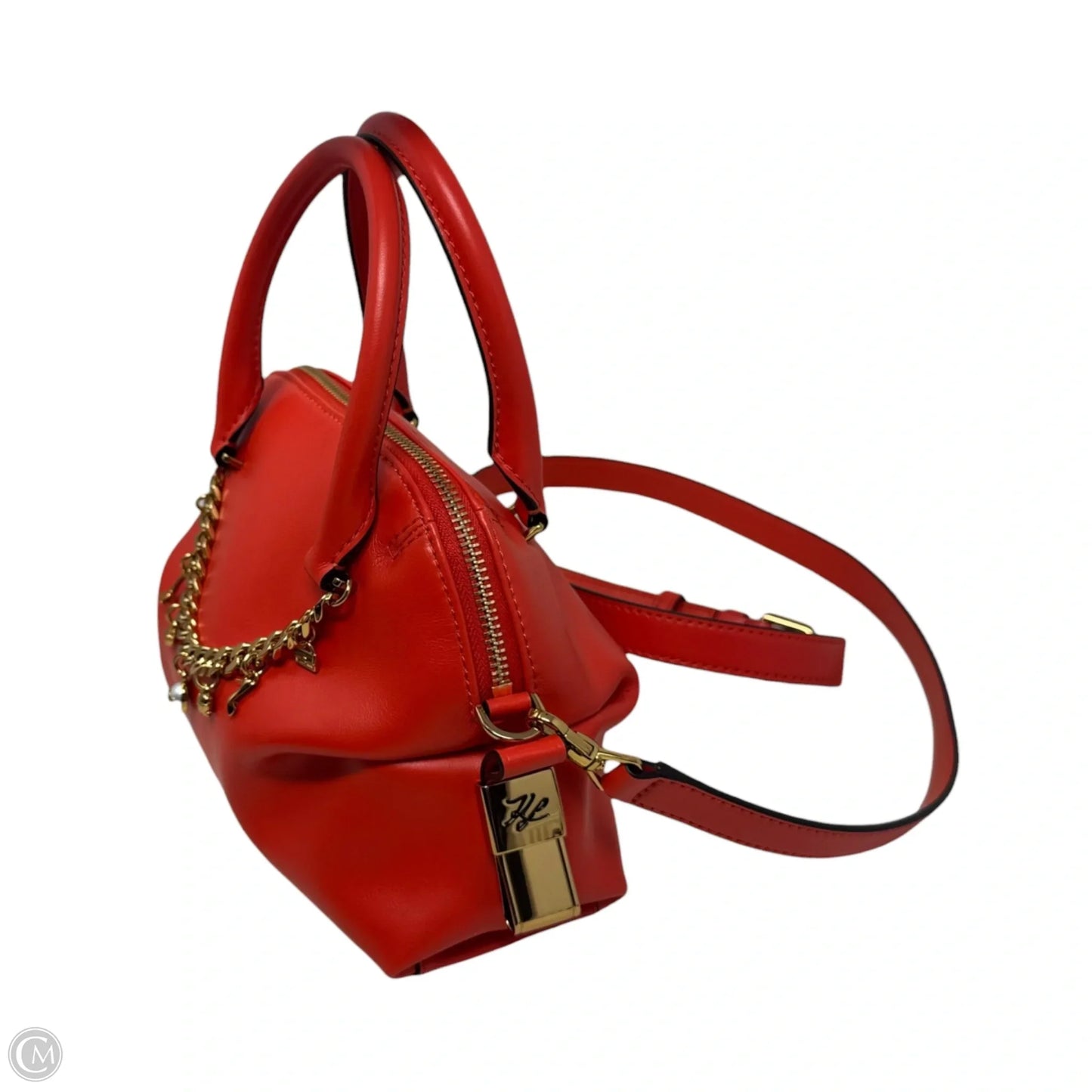 Charlaine Charm Crossbody Handbag Designer By Karl Lagerfeld, Size: Small