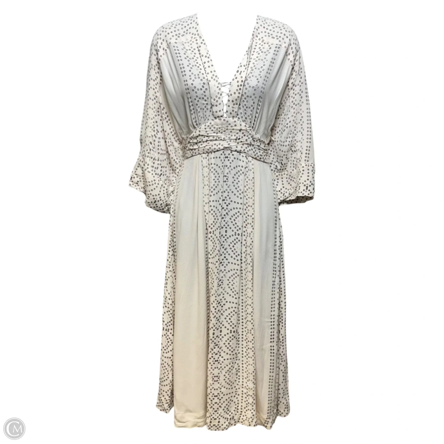 Dress Casual Maxi By Free People In Cream, Size: 0