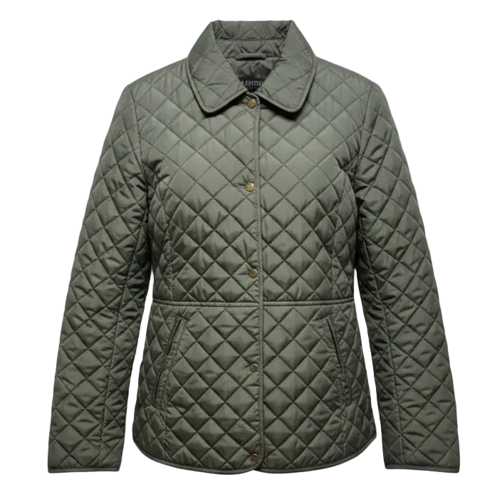 Jacket Puffer & Quilted By Lauren By Ralph Lauren In Green, Size: S