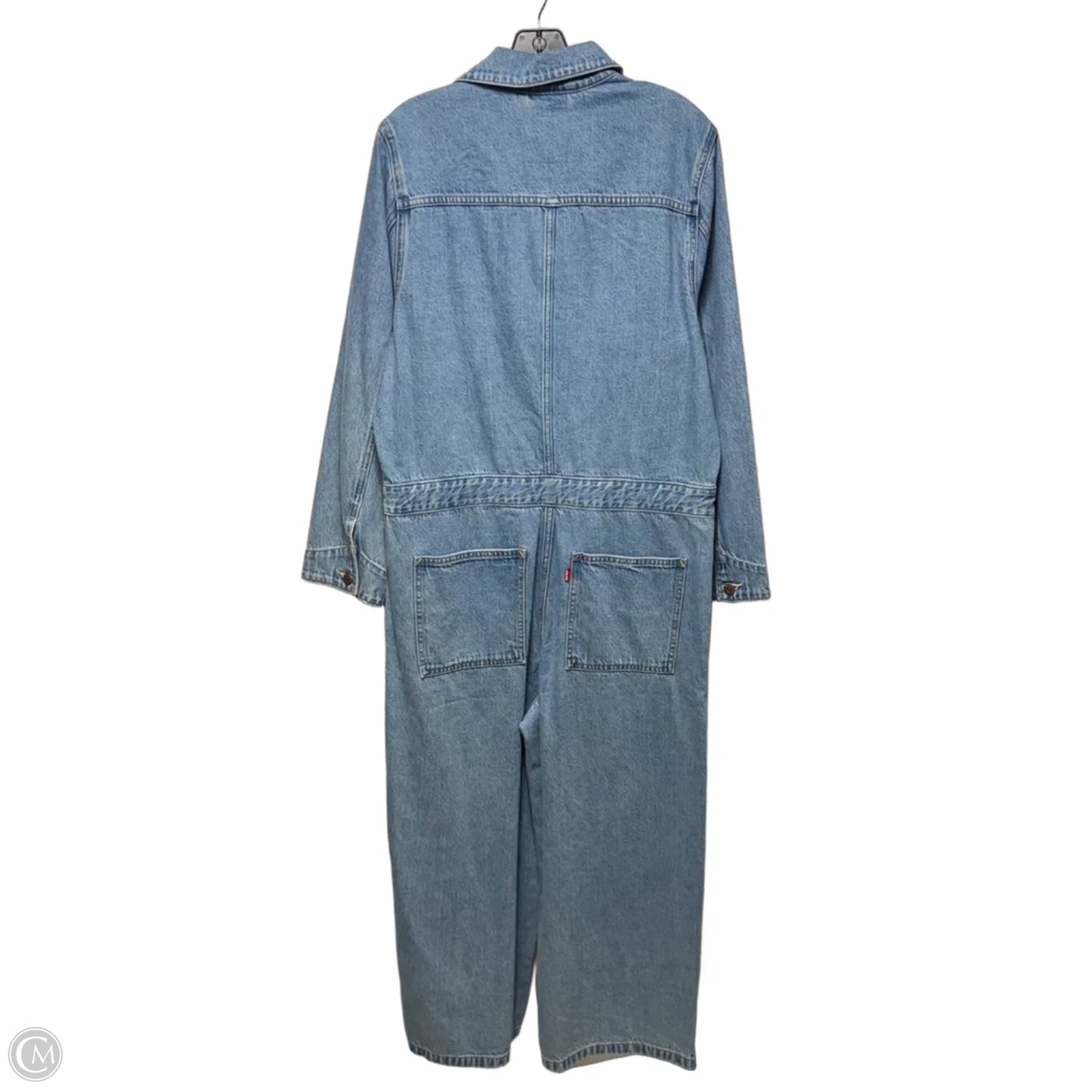 Jumpsuit By Levis In Blue Denim, Size: L