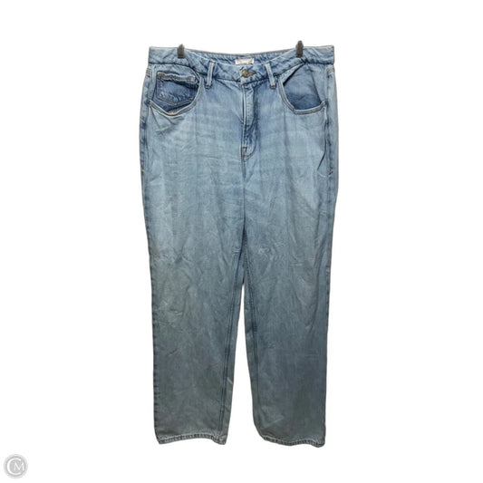 Jeans Wide Leg By Good American In Blue Denim, Size: 14/32