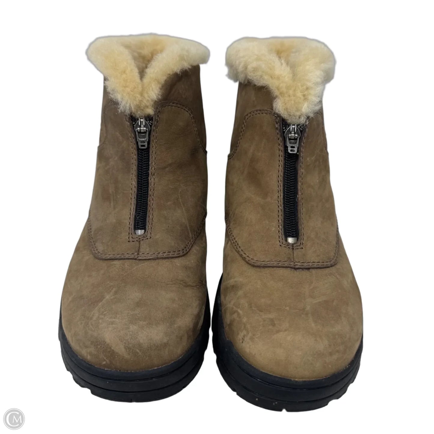 Hapsburg Zip Boots Designer By Ugg In Tan, Size: 8