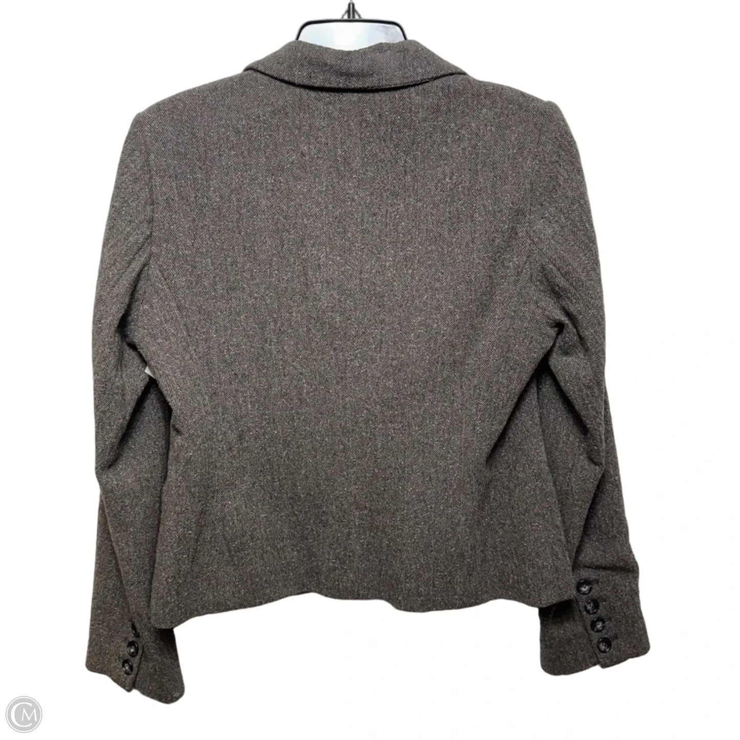 Wool Blend Blazer By Vince In Brown, Size: 12