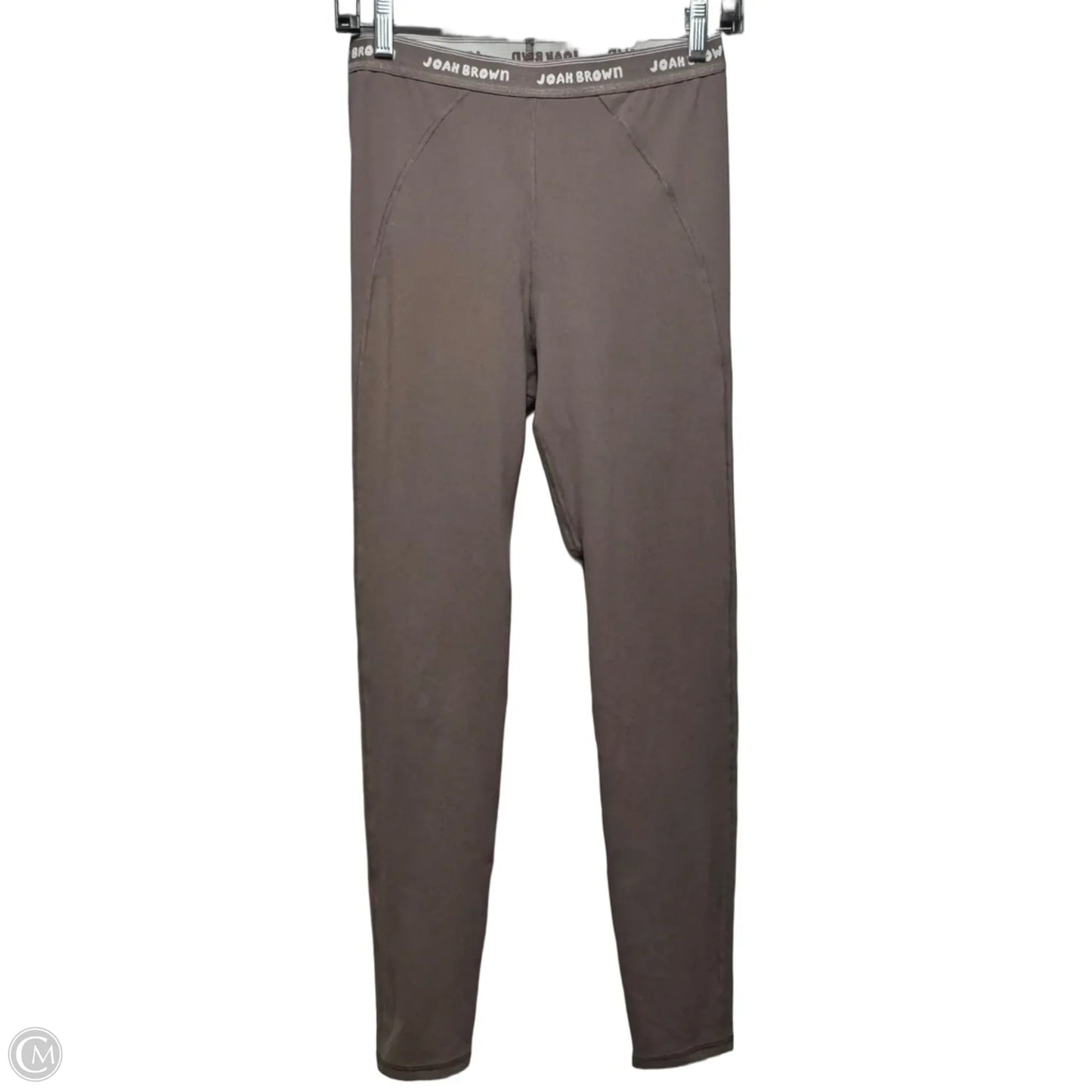 Athletic Leggings By Joah Brown In Taupe, Size: M
