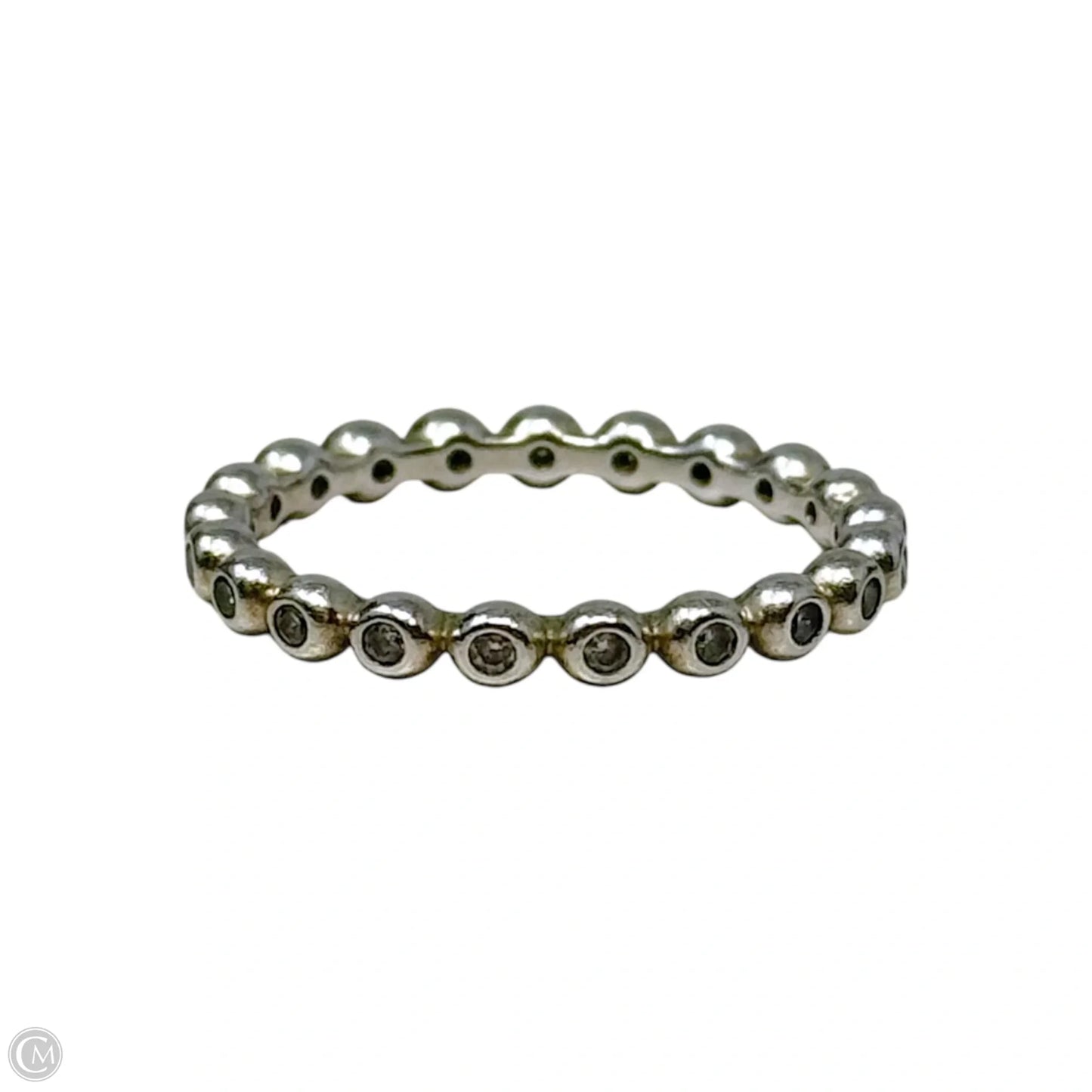 CZ Bubble Ring Sterling Silver By Pandora, Size: 9