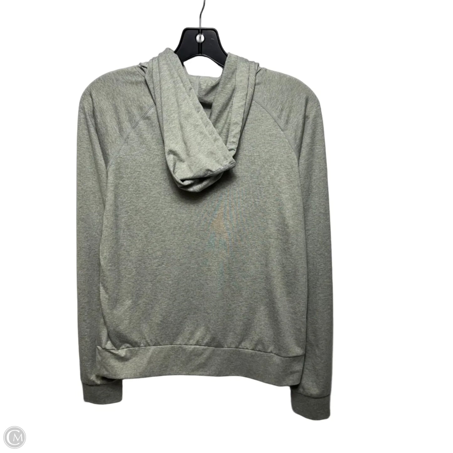 Athletic Top Long Sleeve Hoodie By Quince In Green, Size: Xs