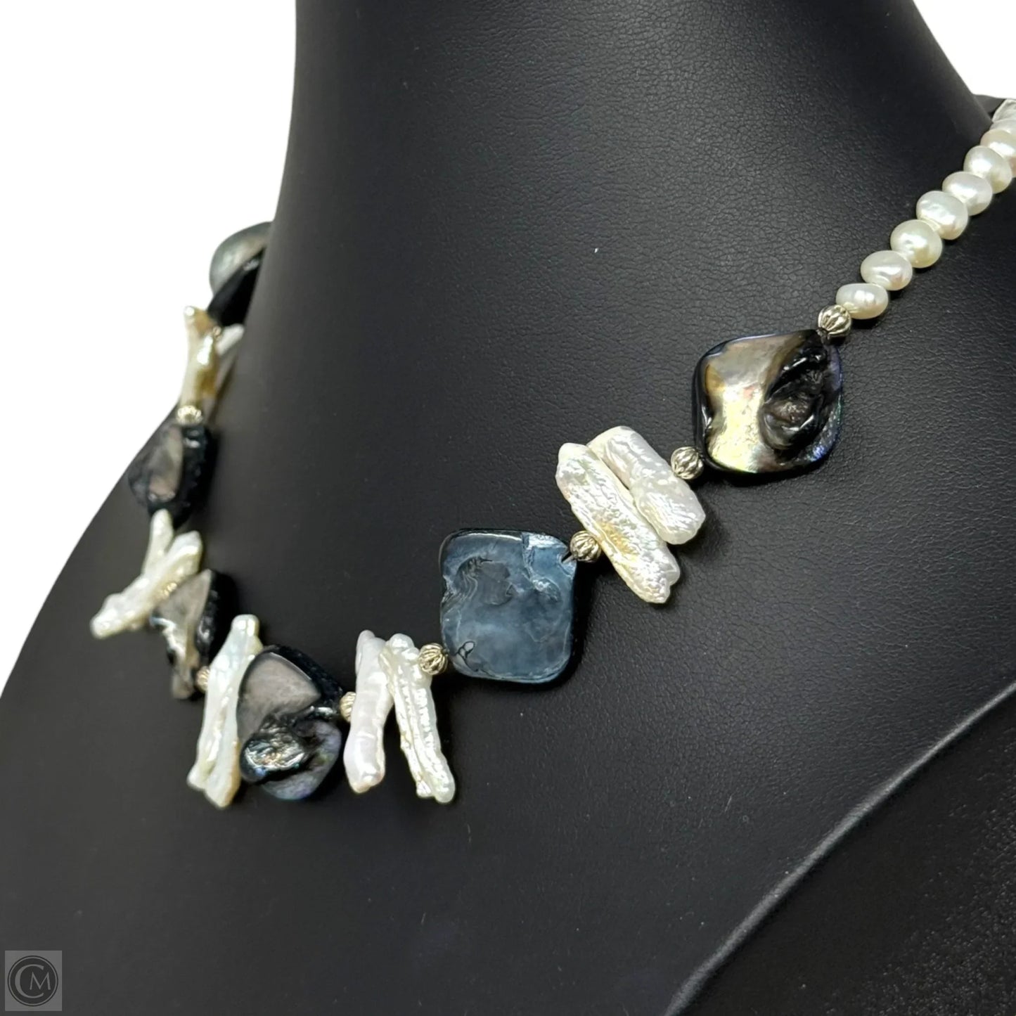 Mother Of Pearl Beaded Necklace