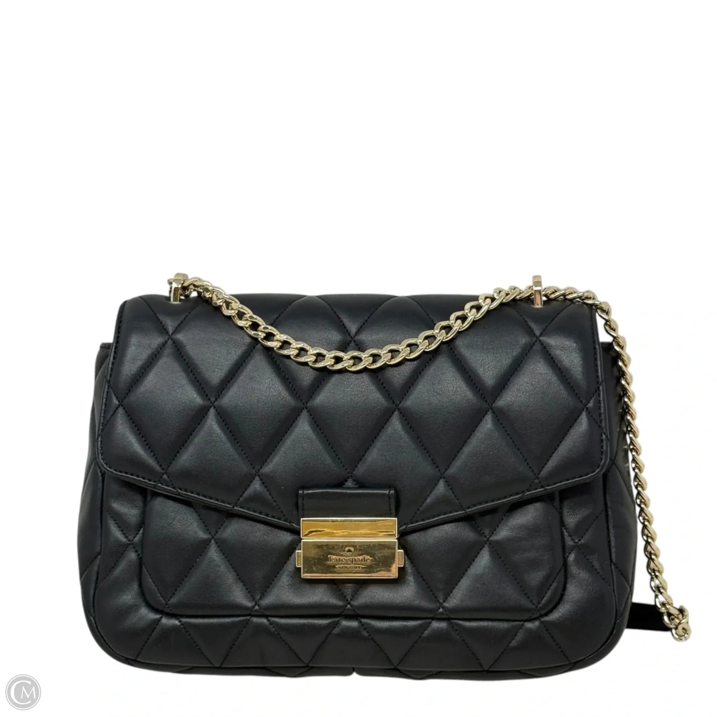 Carey Quilted Small Flap Crossbody Designer By Kate Spade, Size: Medium