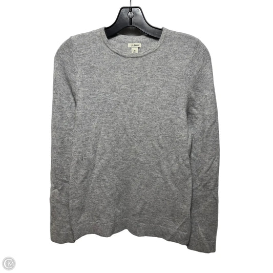 Sweater Cashmere By L.l. Bean In Grey, Size: M