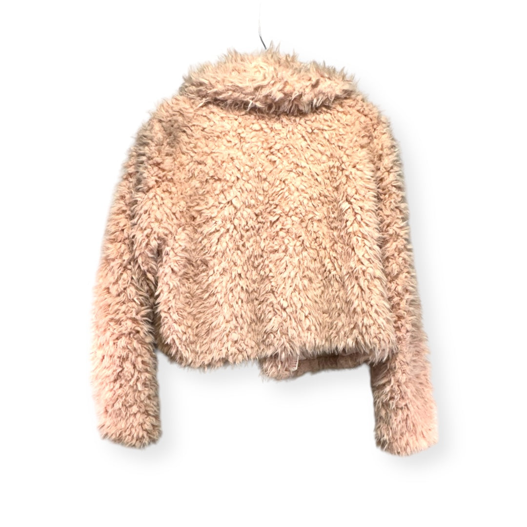 Sherpa Crop Jacket By Torrid  Size: 1x