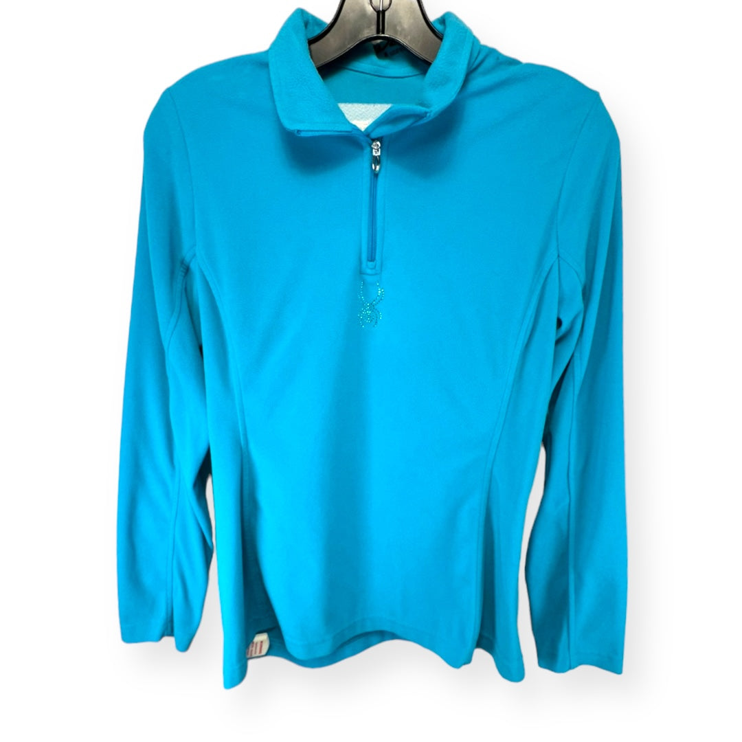 Blue Athletic Fleece Spyder, Size 8