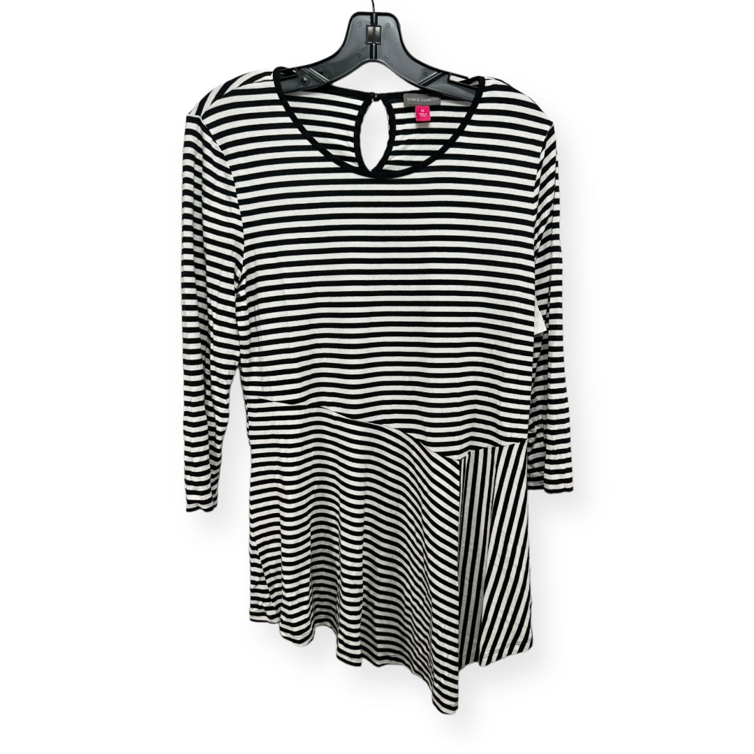 Striped Pattern Top Long Sleeve Vince Camuto, Size M