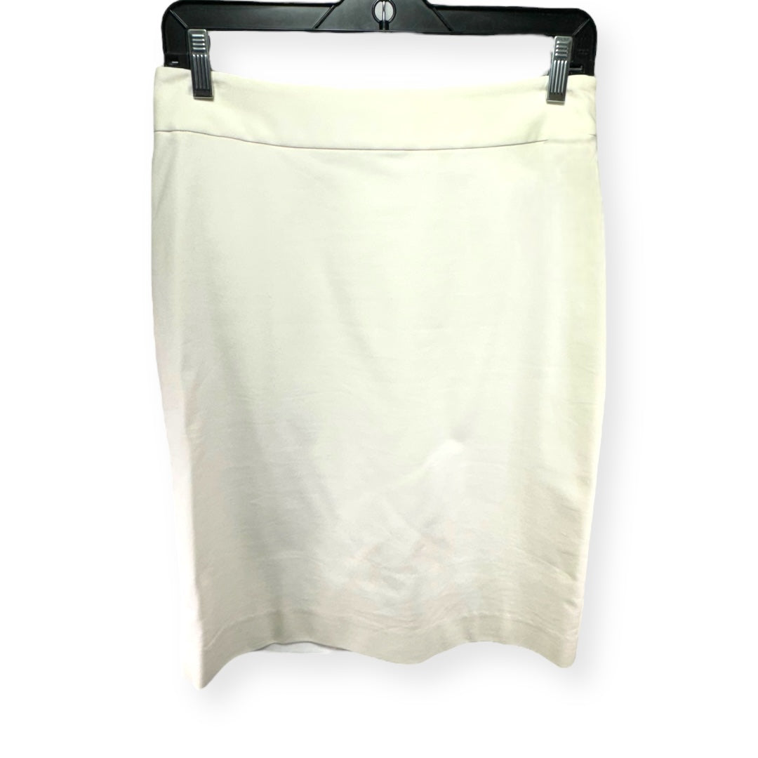 Cream Skirt Mini & Short Ann Taylor, Size 8