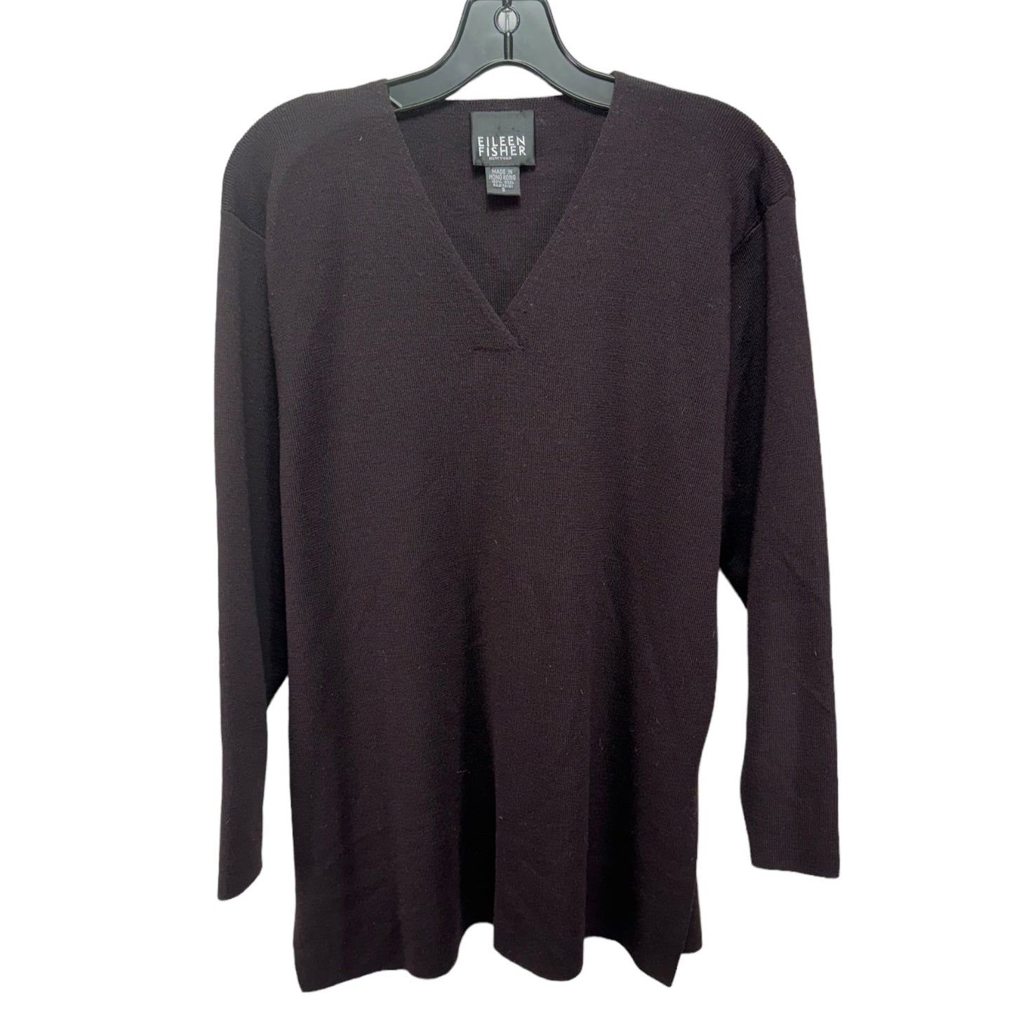 Purple Sweater Designer Eileen Fisher, Size S