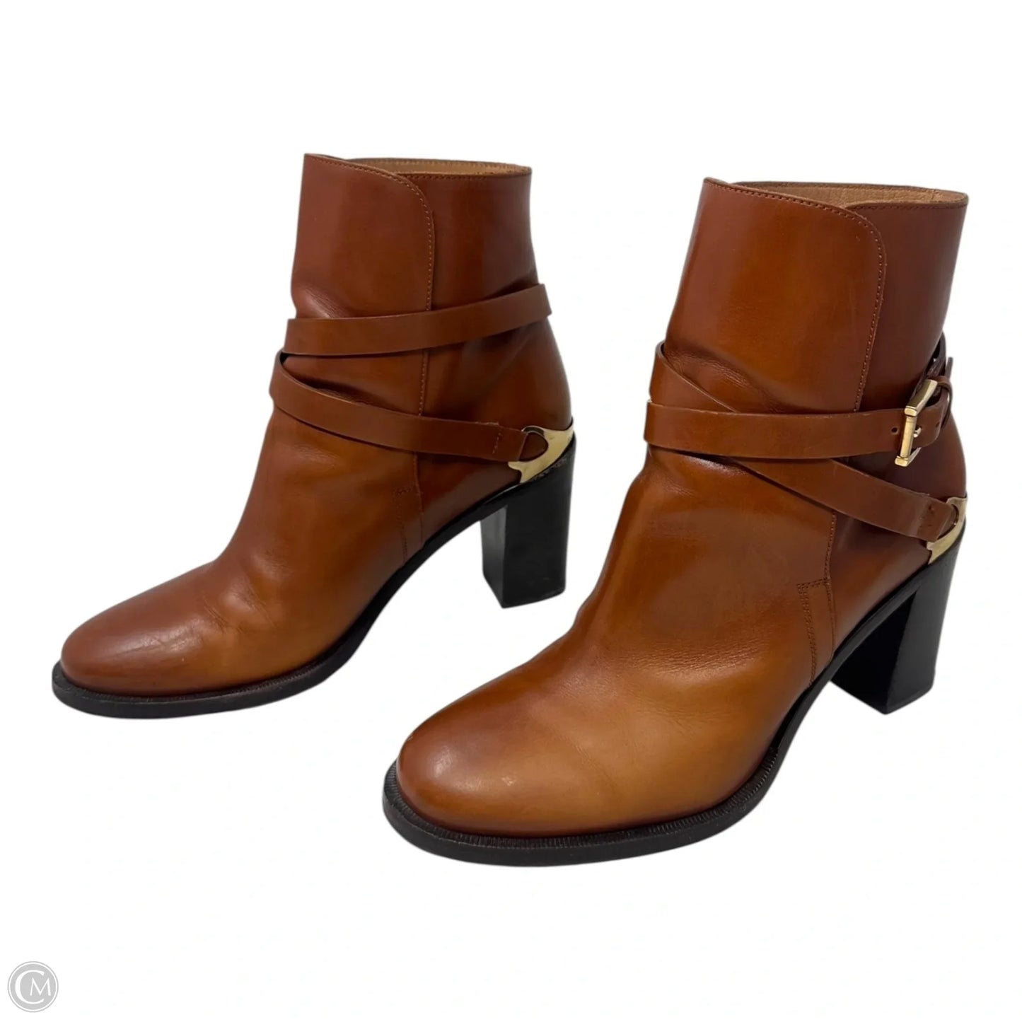 Lady Antique Boots Ankle Heels By Fratelli Rossetti In Brown, Size: 7