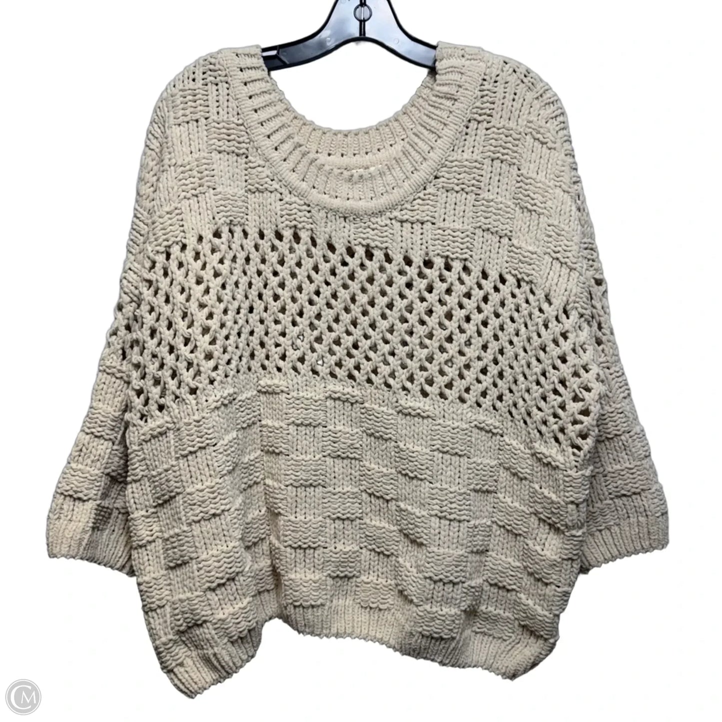 Sweater By Moth In Cream, Size: L