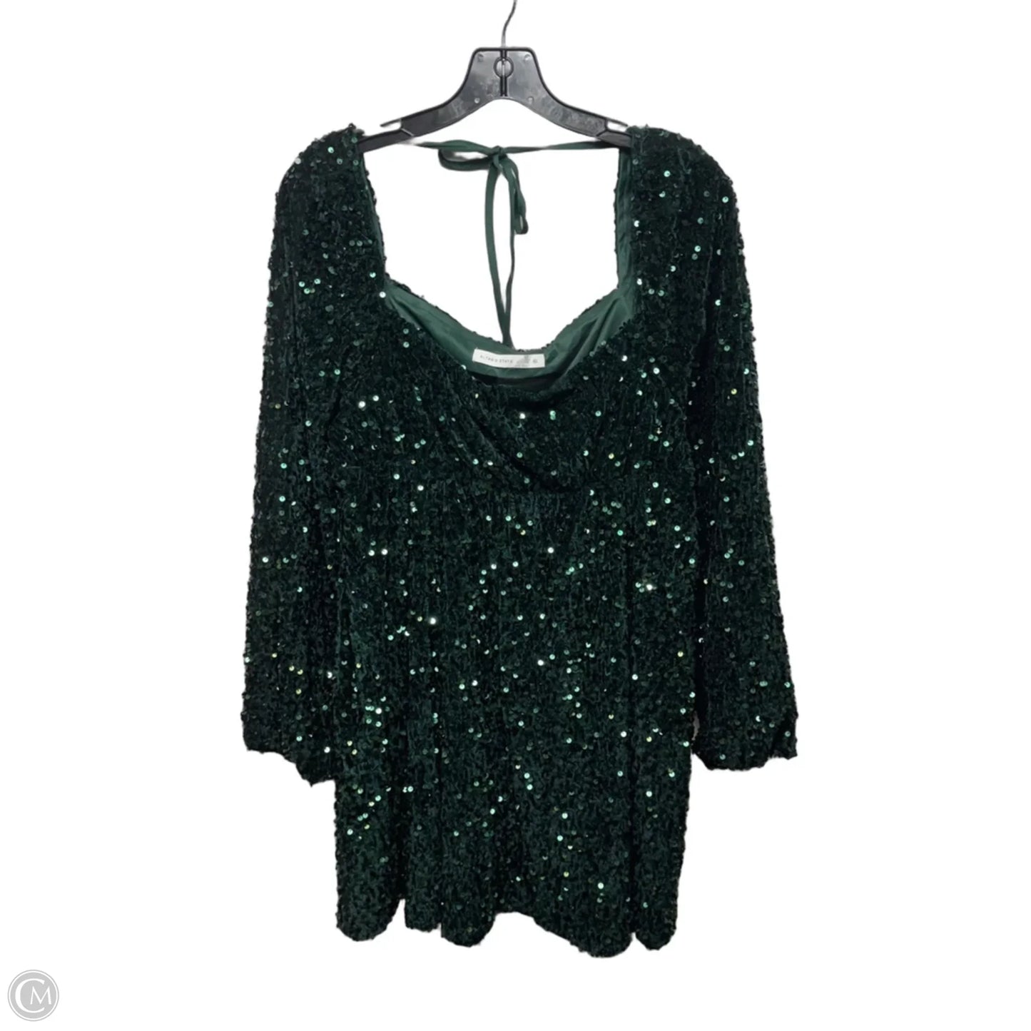 Sequin Party Dress By Altard State In Green, Size: XL