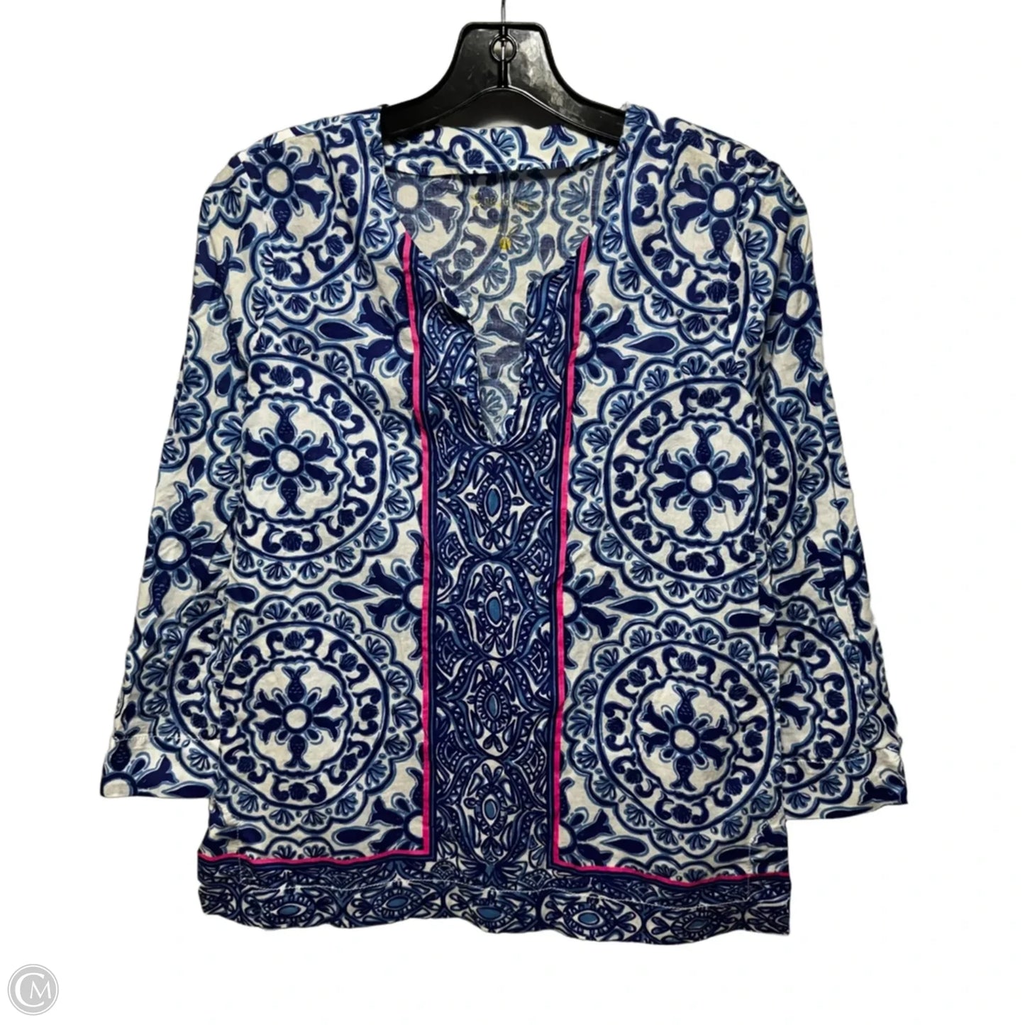 Amelia Island Tunic Top Designer By Lilly Pulitzer In Resort White
Pooling Around, Size: S