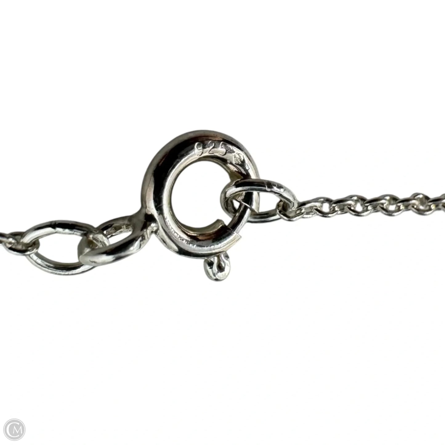 Flower Pendant Sterling Silver Necklace