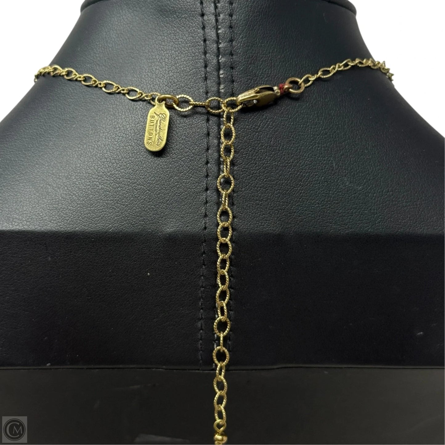 Mixed Media Cluster Pendant Necklace By Grandmother’s Buttons