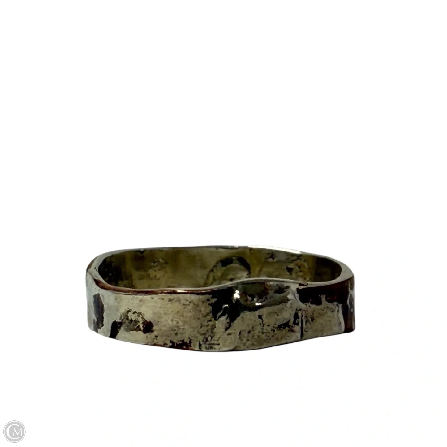 Copper & Sterling Silver Band Ring, Size: 7