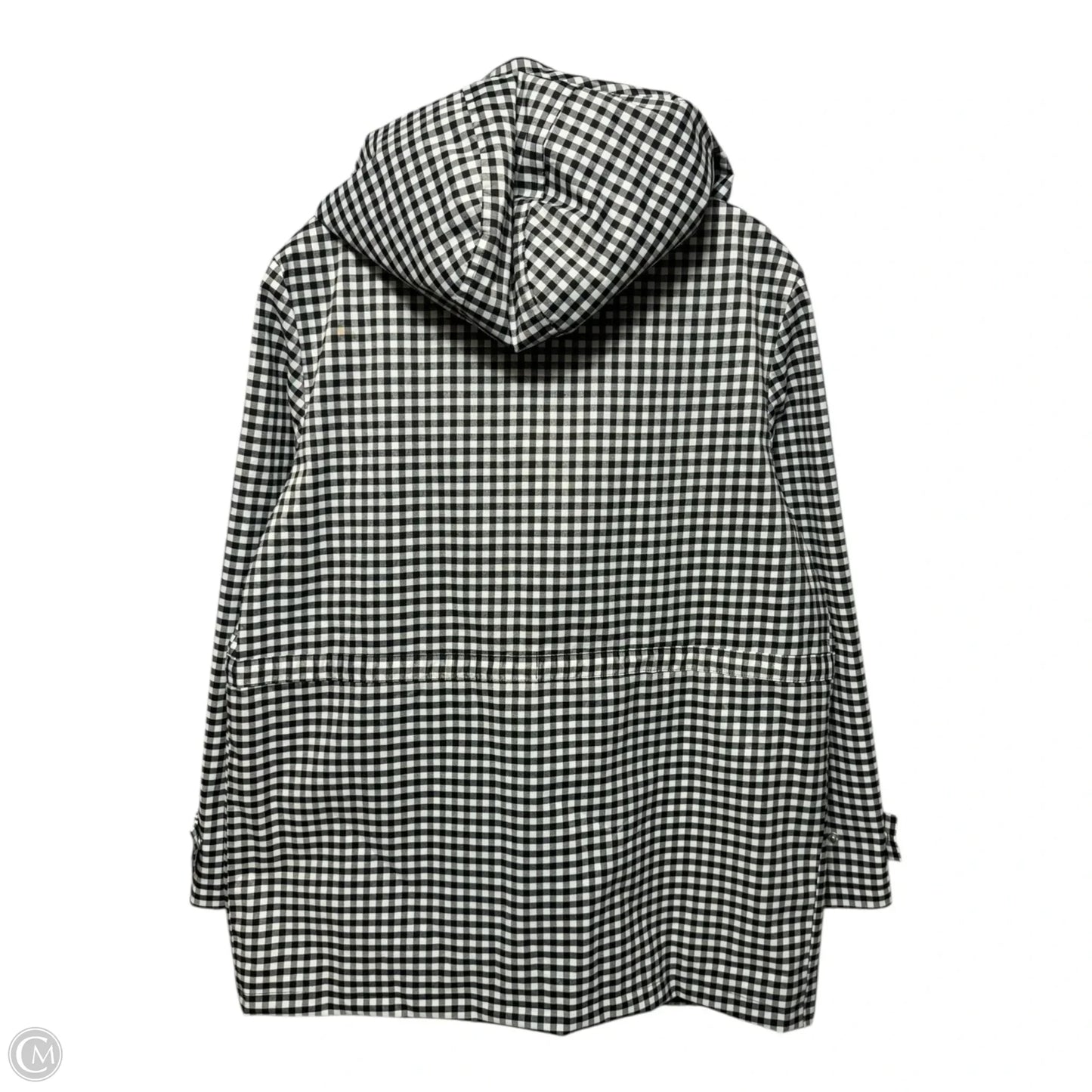 Coat Raincoat By Avec Les Filles In Checkered Pattern, Size: M