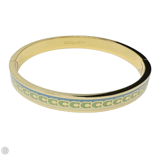 6 MM Signature Enamel Bangle Bracelet Designer By Coach