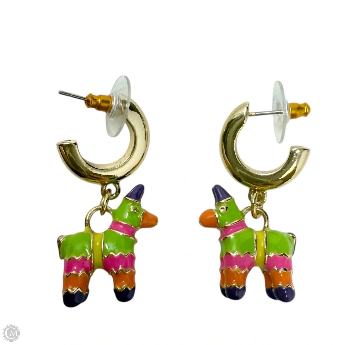 Piñata charm Huggie Earrings By Betsey Johnson