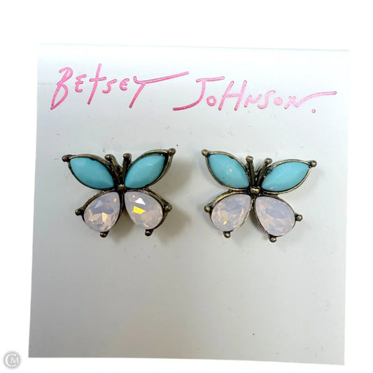 Boho Butterfly Stud Earrings By Betsey Johnson