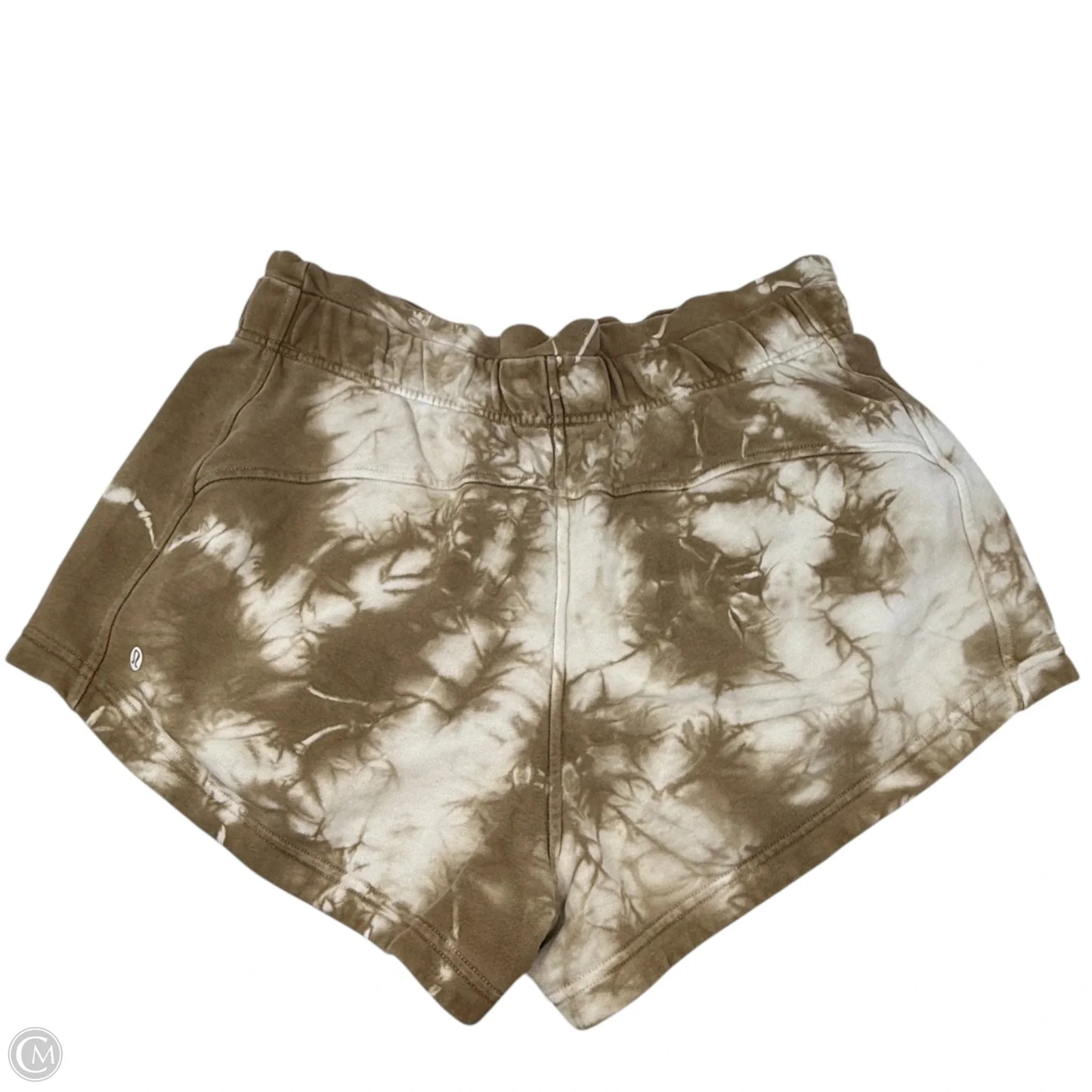 Inner Glow Shorts By Lululemon In Short Earth Dye Sand Print, Size: 12