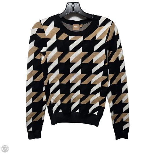 Sweater By Hugo Boss In Geometric Pattern, Size: S