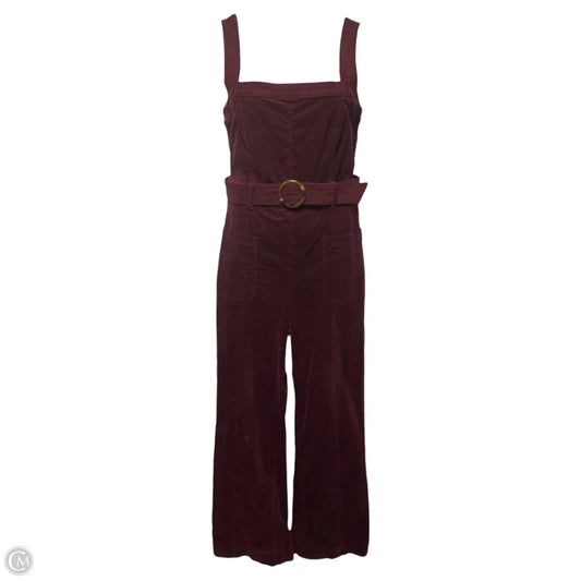 Overalls By Pilcro In Maroon, Size: 10