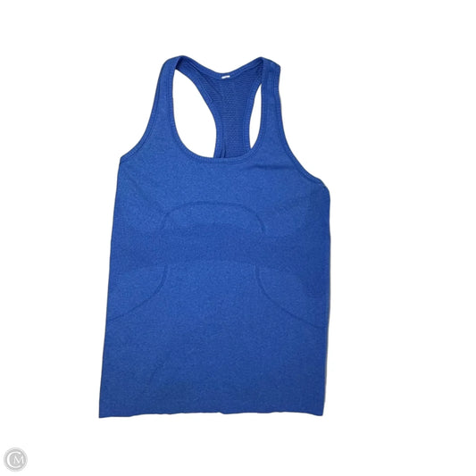 Athletic Tank Top By Lululemon In Blue, Size: 10