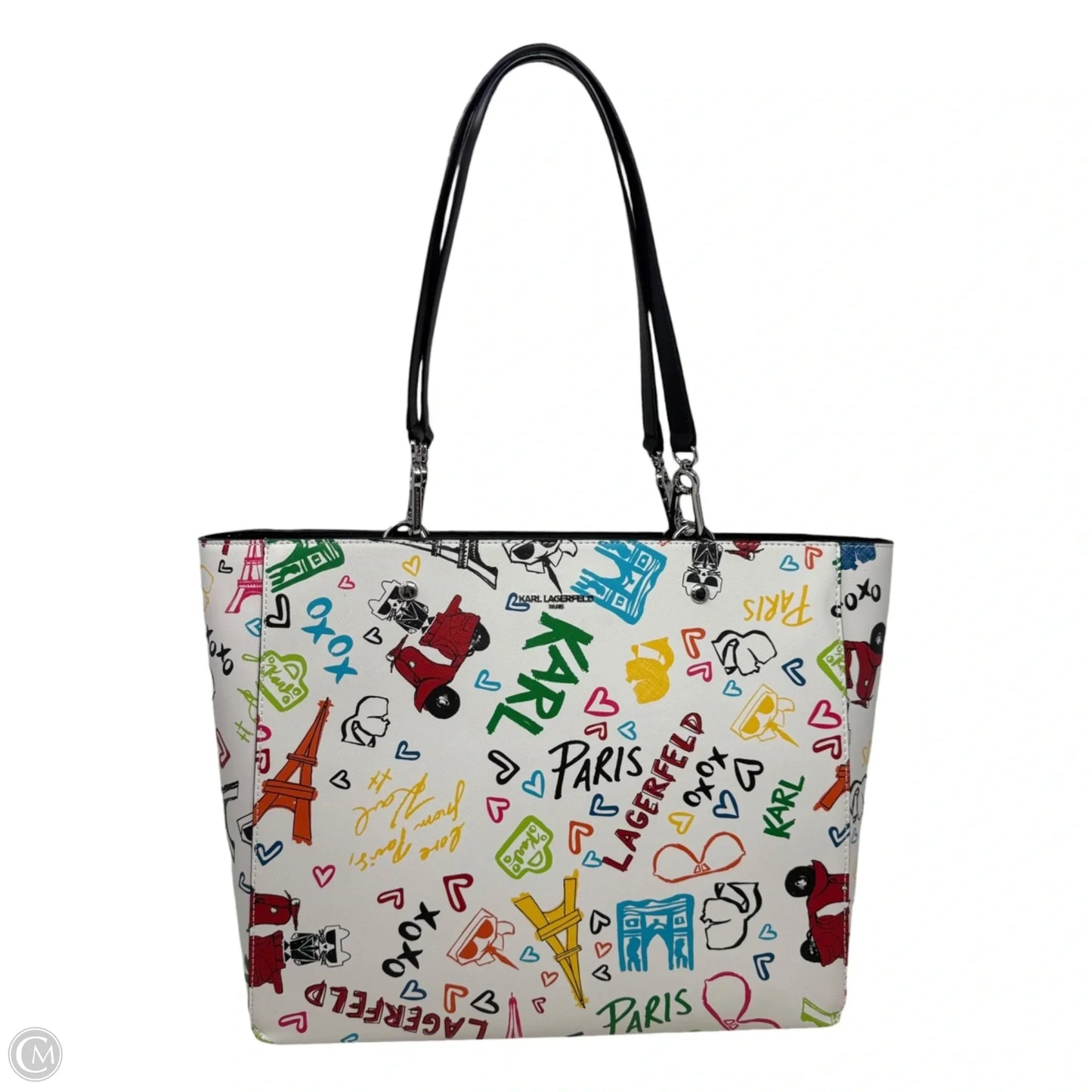 Adele Tote Designer By Karl Lagerfeld, Size: Large
