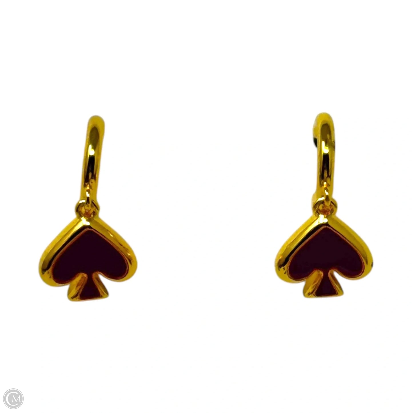 Spade Everyday Enamel Huggie Earrings Designer By Kate Spade