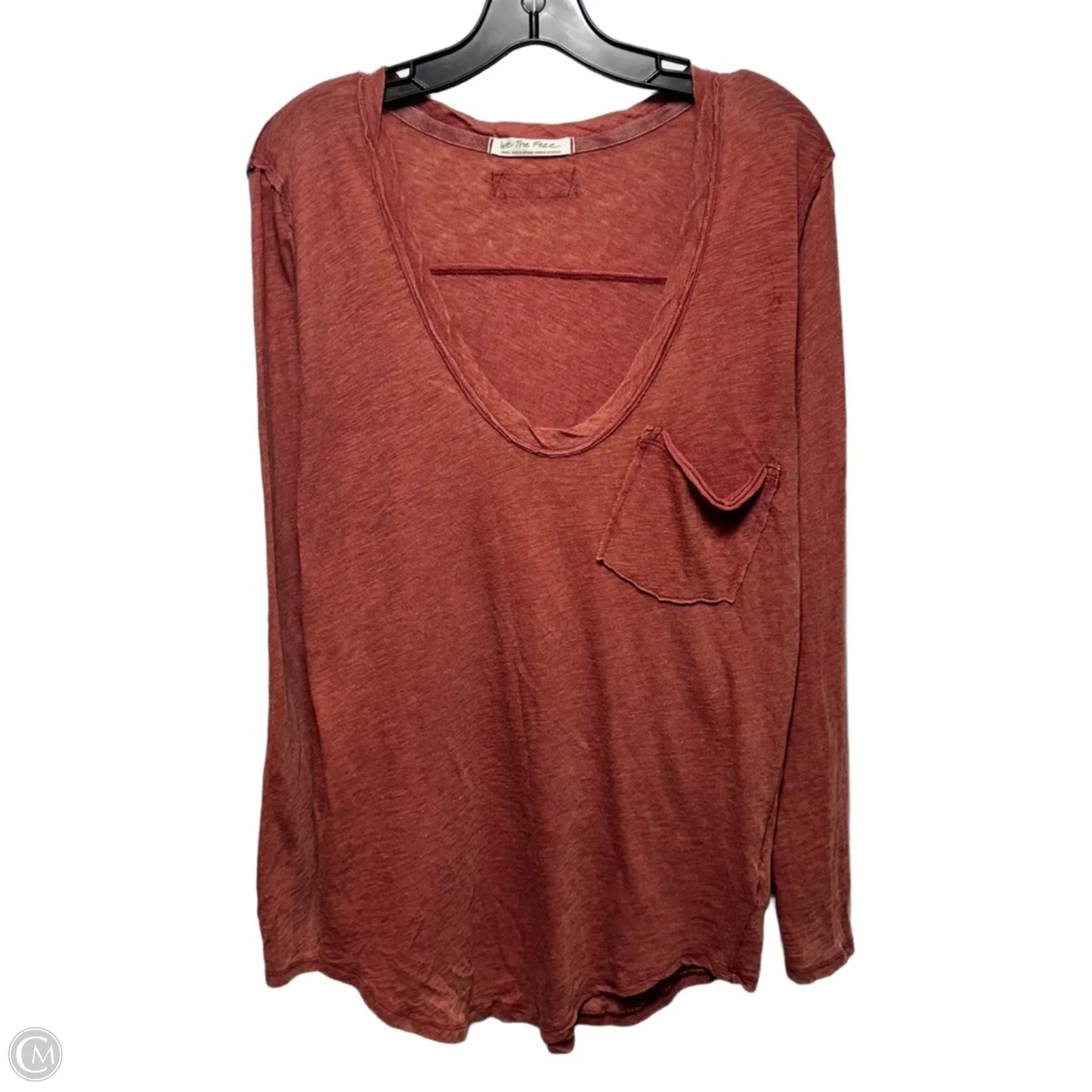 Top Long Sleeve By We The Free In Red, Size: S