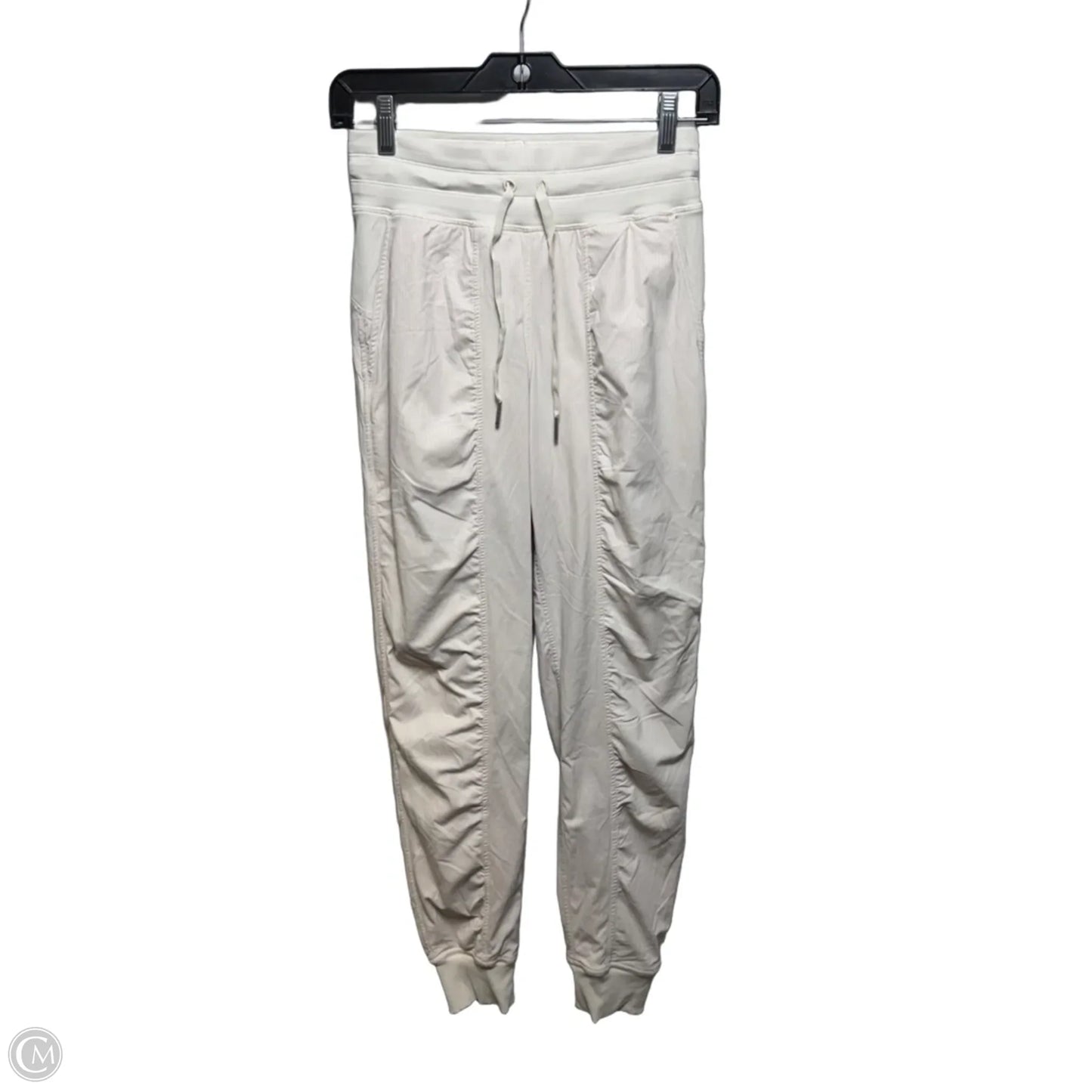 Athletic Pants By Lululemon In Cream, Size: 2